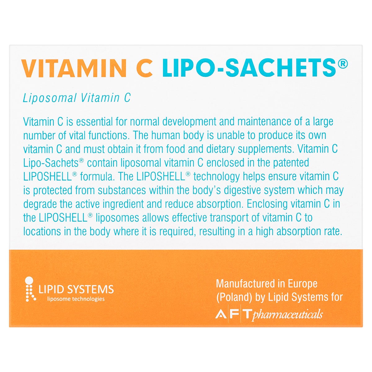 Lipo-Sachets Vitamin C Original 5g x 30 Liquid Sachets
