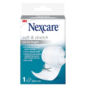Nexcare Soft & Stretch 8cm x 1m