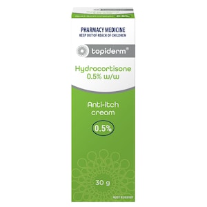 Topiderm Hydrocortisone 0.5% Cream 30g