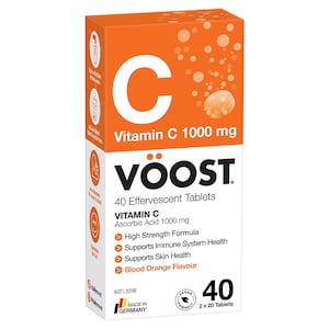 Voost Vitamin C 1000mg 40 Effervescent Tablets