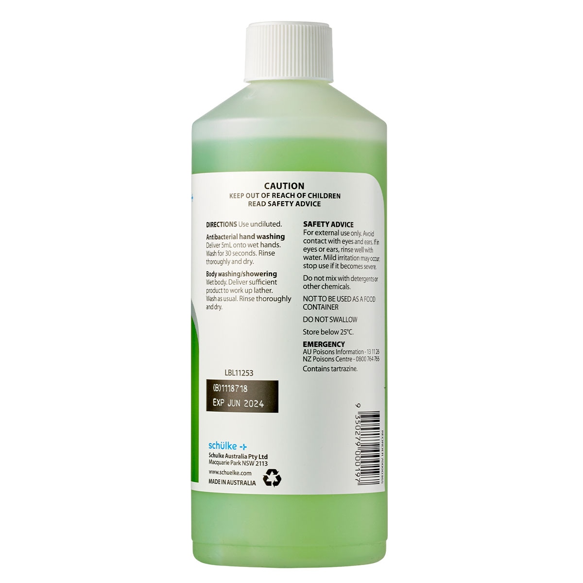 Microshield 2 Chlorhexidine Skin Cleanser 500ml