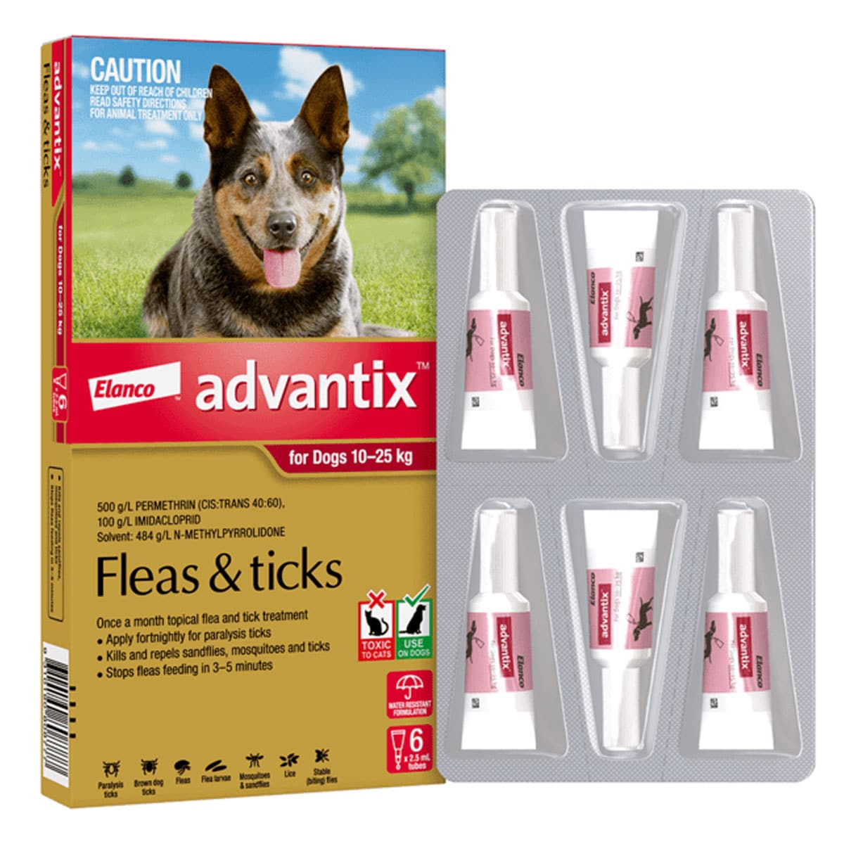 Advantix large on sale dog 6 pack