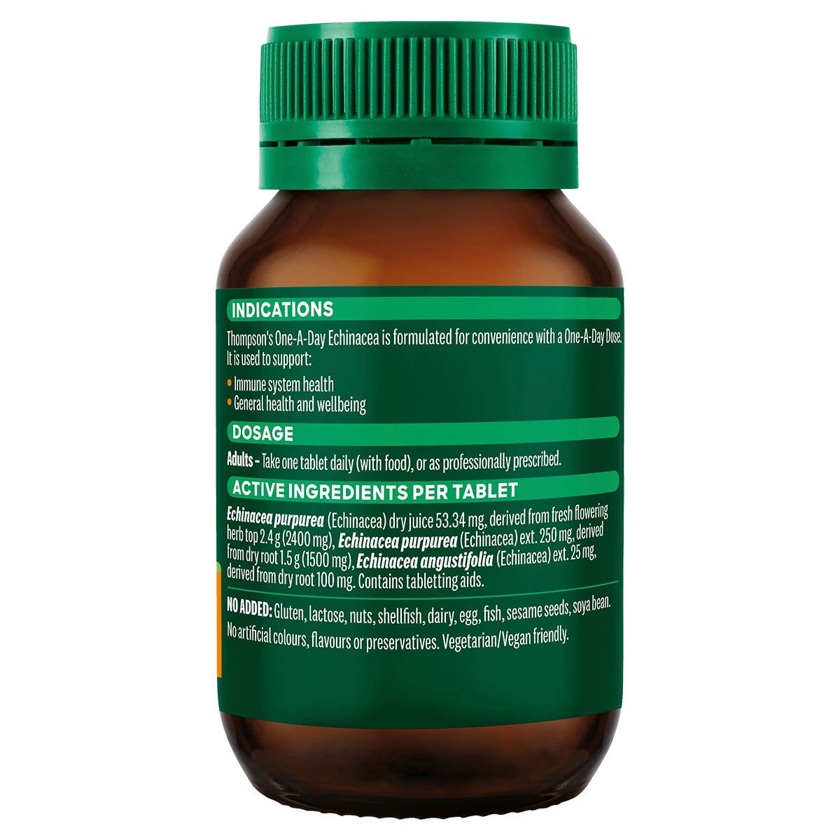 Thompsons One a Day Echinacea 4000mg 60 Tablets