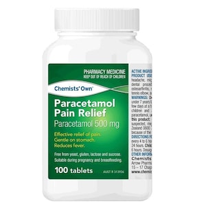 Chemists Own Paracetamol (500mg) Pain Relief 100 Tablets