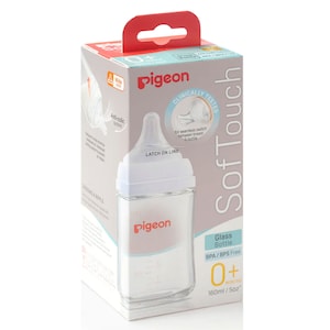 Pigeon SofTouch III Glass Baby Bottle 160ml