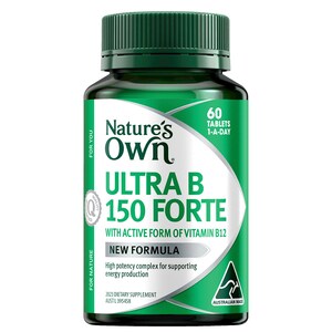 Nature's Own Ultra B 150 Forte 60 Tablets (New Formula)