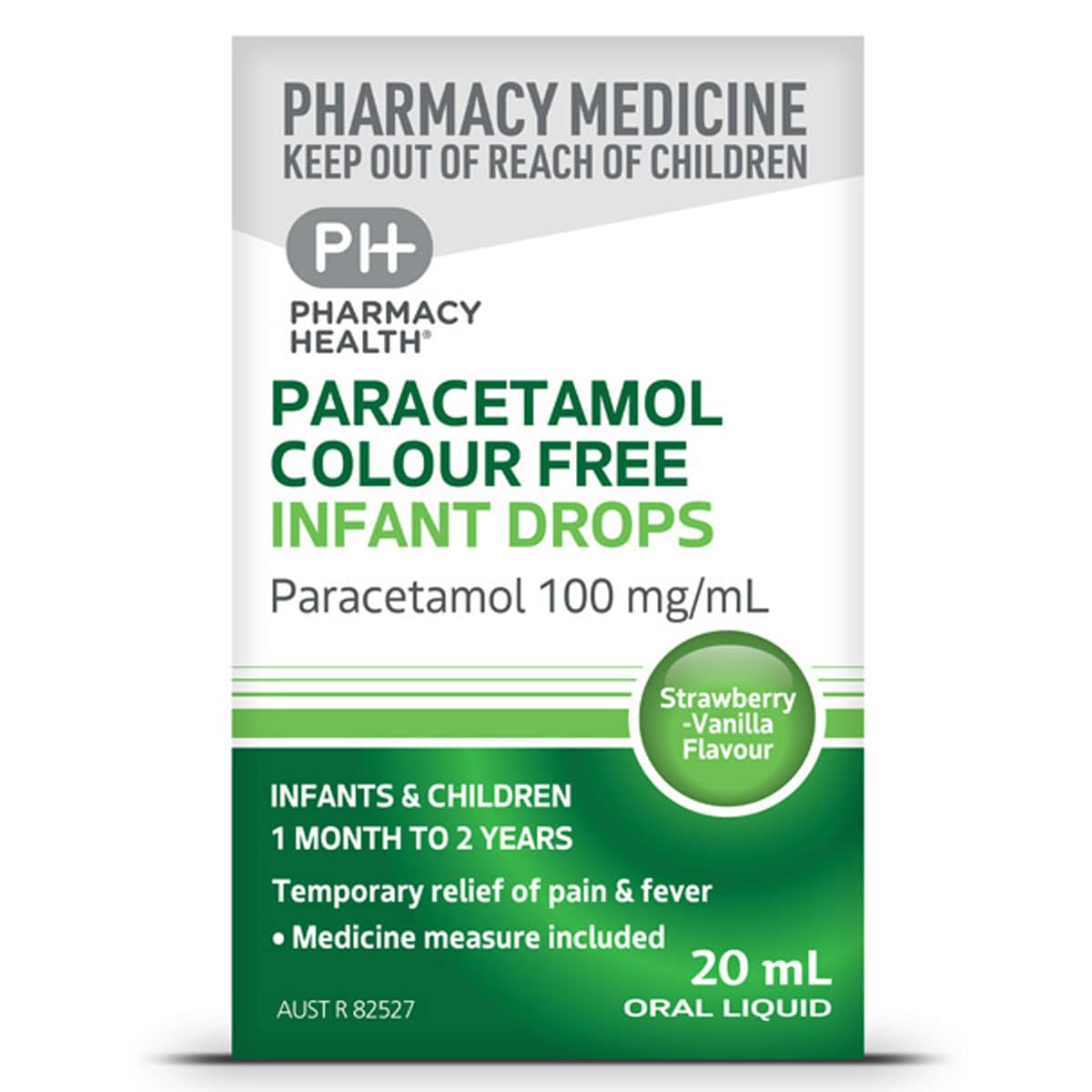 Pharmacy Health Paracetamol Infant Drops 20ml