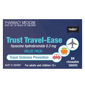 Trust Travel-Ease 24 Chewable Tablets