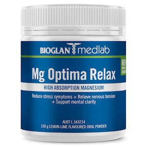 Medlab Mg Optima Relax Lemon-Lime Powder 150g