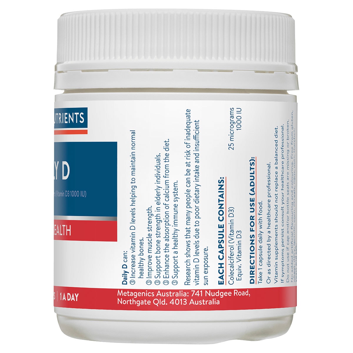 Ethical Nutrients Daily D One-a-day 270 Capsules