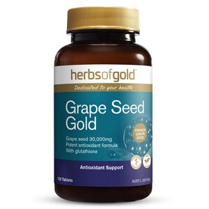 Herbs of Gold Grape Seed Gold 120 Tablets