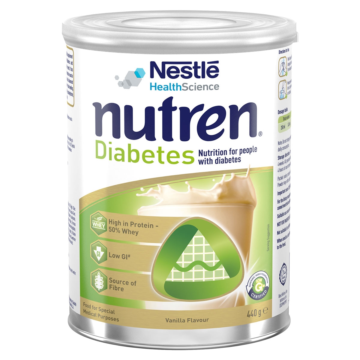 Nutren Diabetes Vanilla Flavour Powder 440g