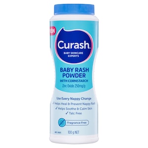 Curash Baby Rash Powder Fragrance Free 100g