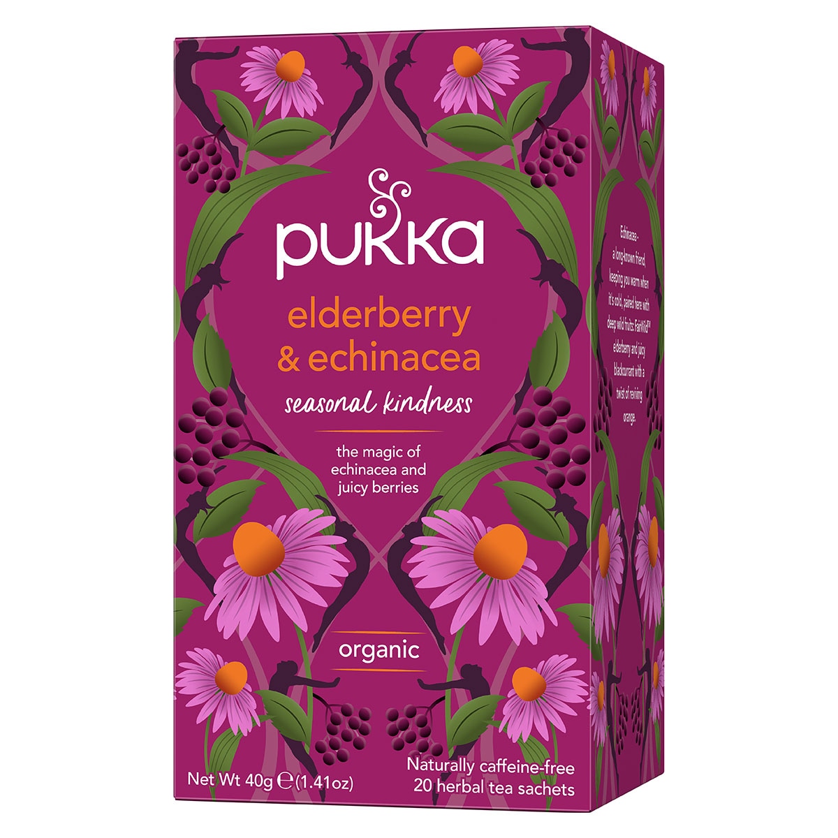 Pukka Elderberry & Echinacea Tea Bags 20 Pack