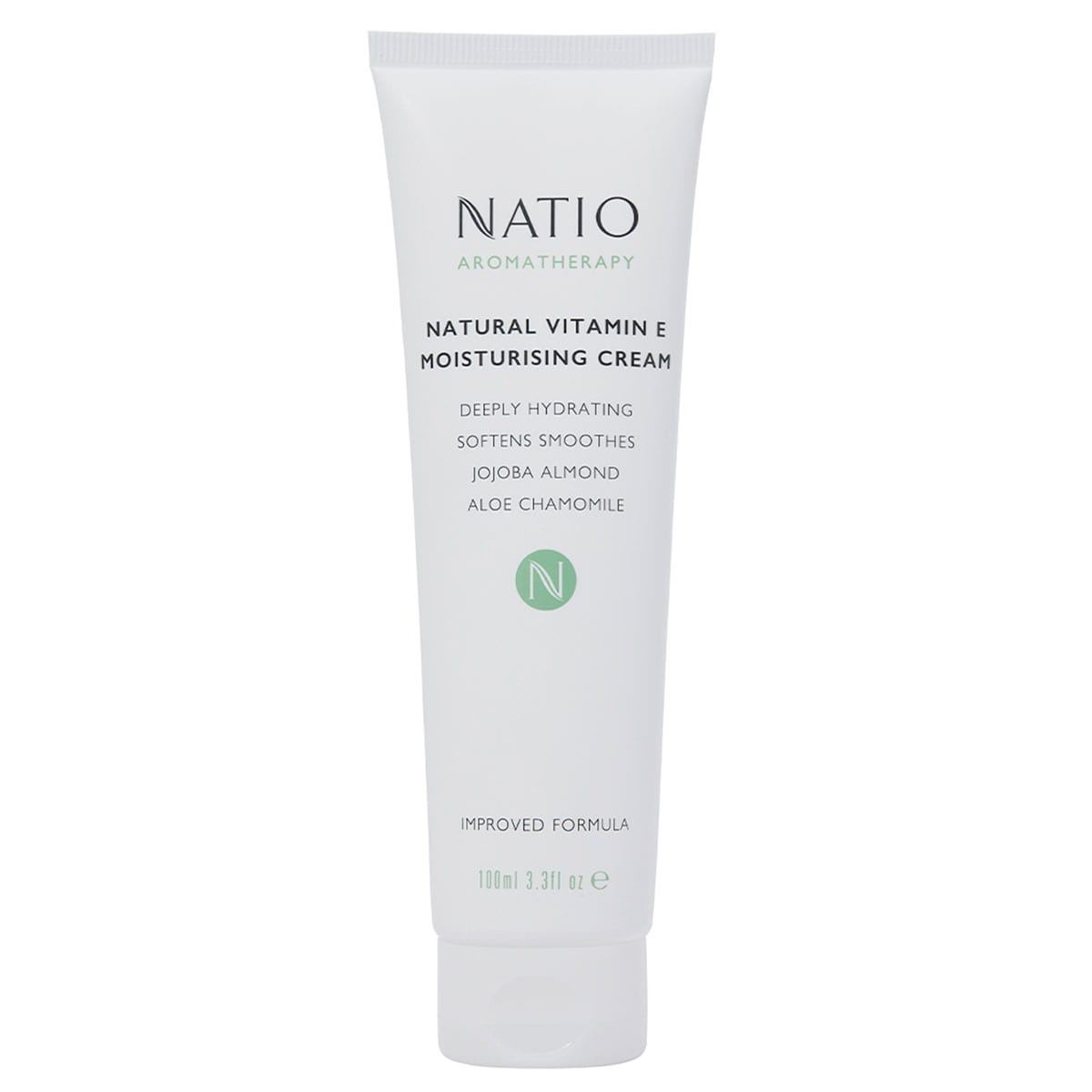 Natio Aromatherapy Natural Vitamin E Moisturising Cream 100ml