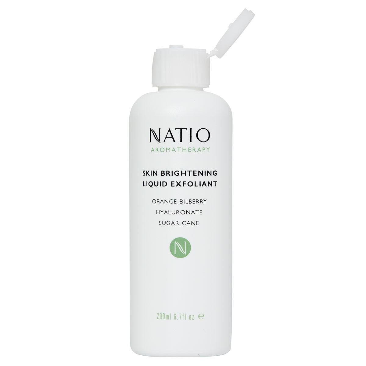 Natio Aromatherapy Skin Brightening Liquid Exfoliant 200ml