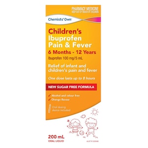 Chemists Own Children's Ibuprofen Pain & Fever 6 Months - 12 Years 200ml