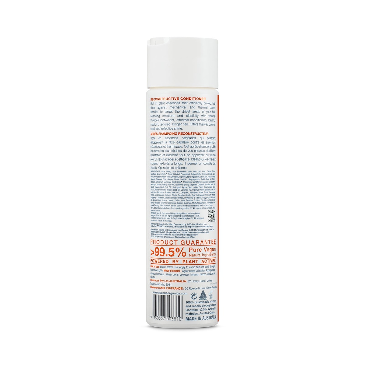 Abache Organics Fortifying Conditioner 225ml