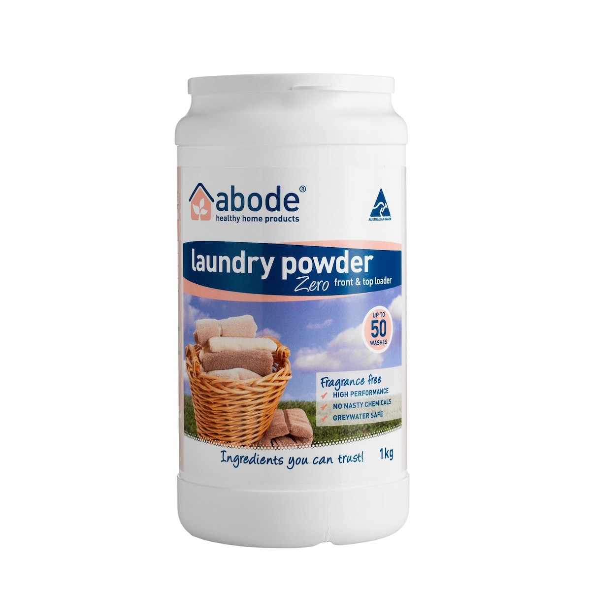 Abode Laundry Powder Zero 1kg