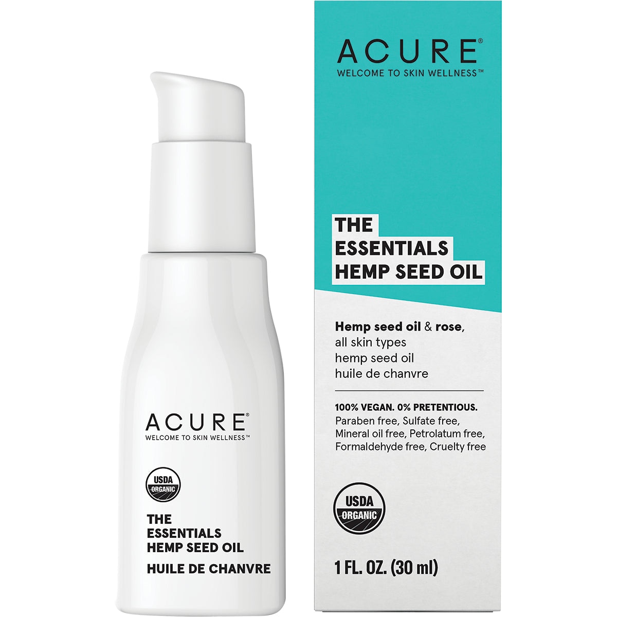 Acure The Essentials Hemp Seed Oil 30ml