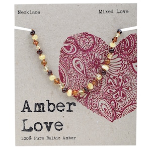 Amber Love Children's Necklace Mixed Love 33cm