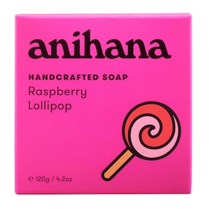 Anihana Soap Bar Raspberry Lollipop 120g