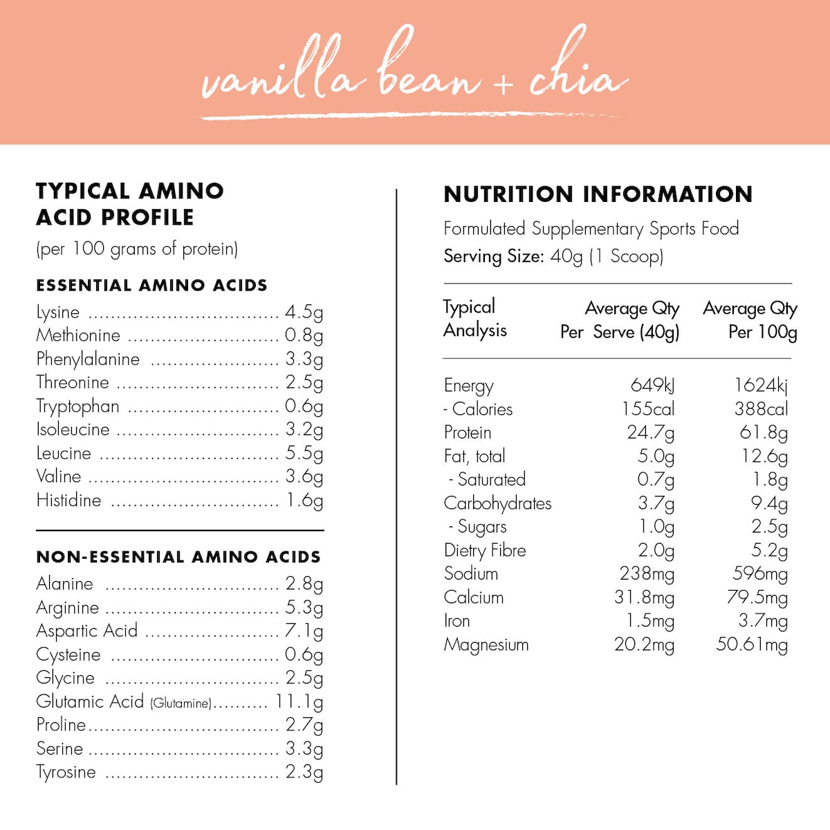 At Health Australia Organic Plant Based Protein Vanilla & Almond 450g