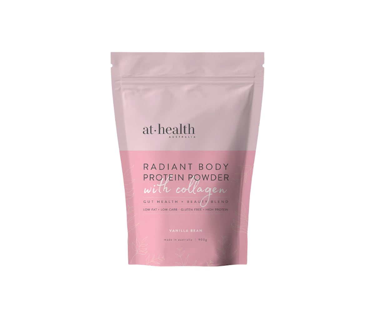 At Health Australia Radiant Body Protein with Collagen Vanilla 900g