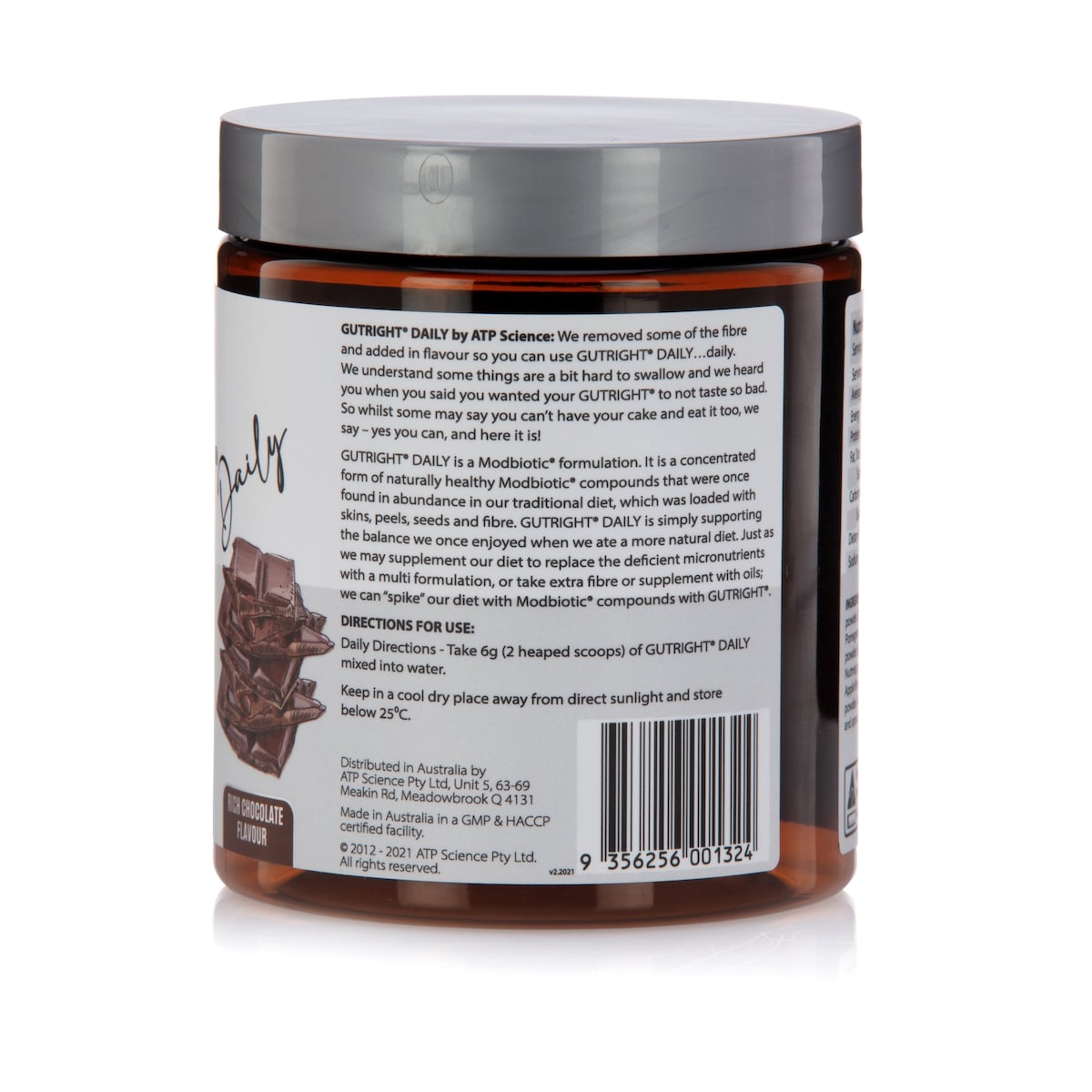 ATP Science GutRight Daily Rich Chocolate 180g