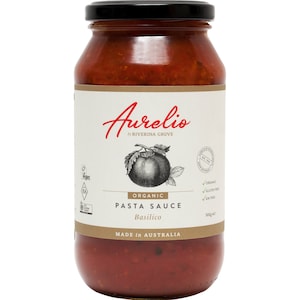 Aurelio Organic Basillico Pasta Sauce 500g