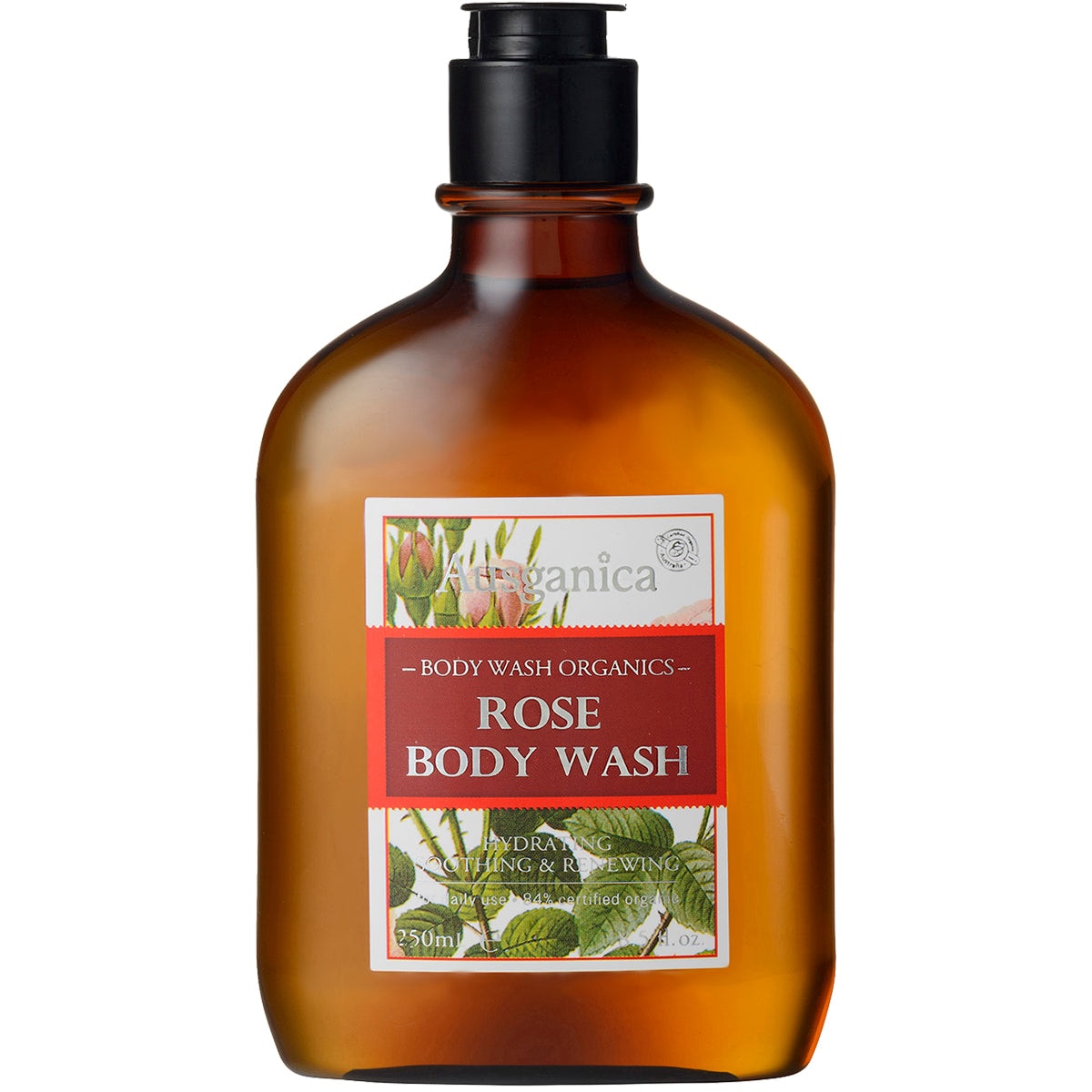 Ausganica Rose Romance Rose Body Wash 250ml