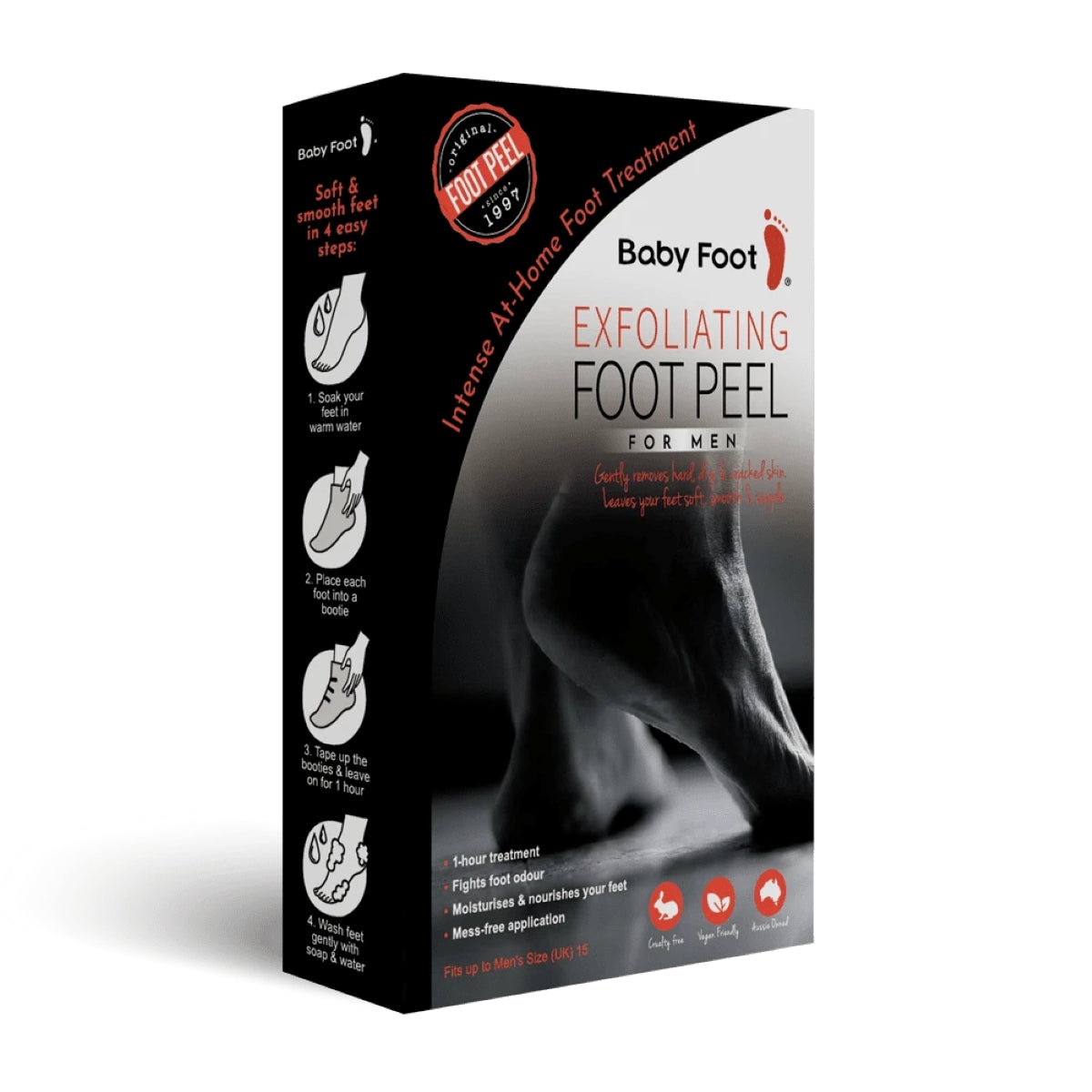 Baby Foot Men's Exfoliating Foot Peel