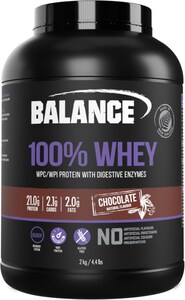 Balance 100% Whey Protein Powder Chocolate 2kg