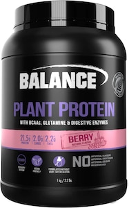 Balance Plant Protein Powder Berry 1kg