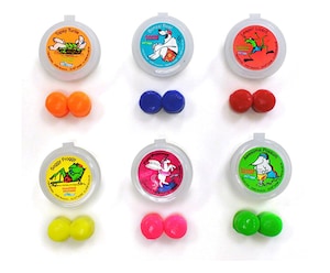 Putty Buddies Floating Silicone Ear Plugs 1 Pair Assorted Colours