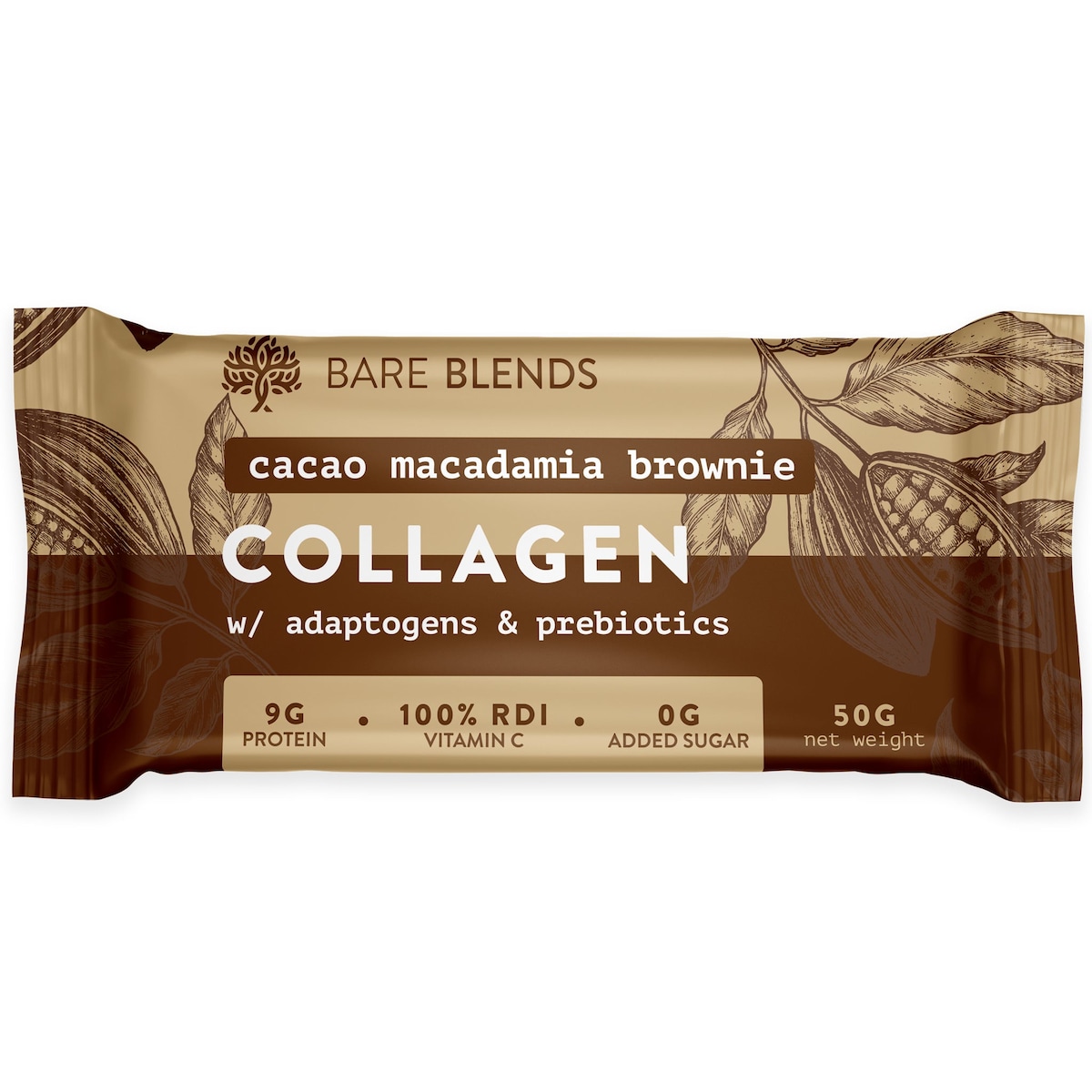 Bare Blends Collagen Bar Box 9 x 50g