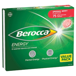 Berocca Effervescent Tablets Original Berry 75 Tablets