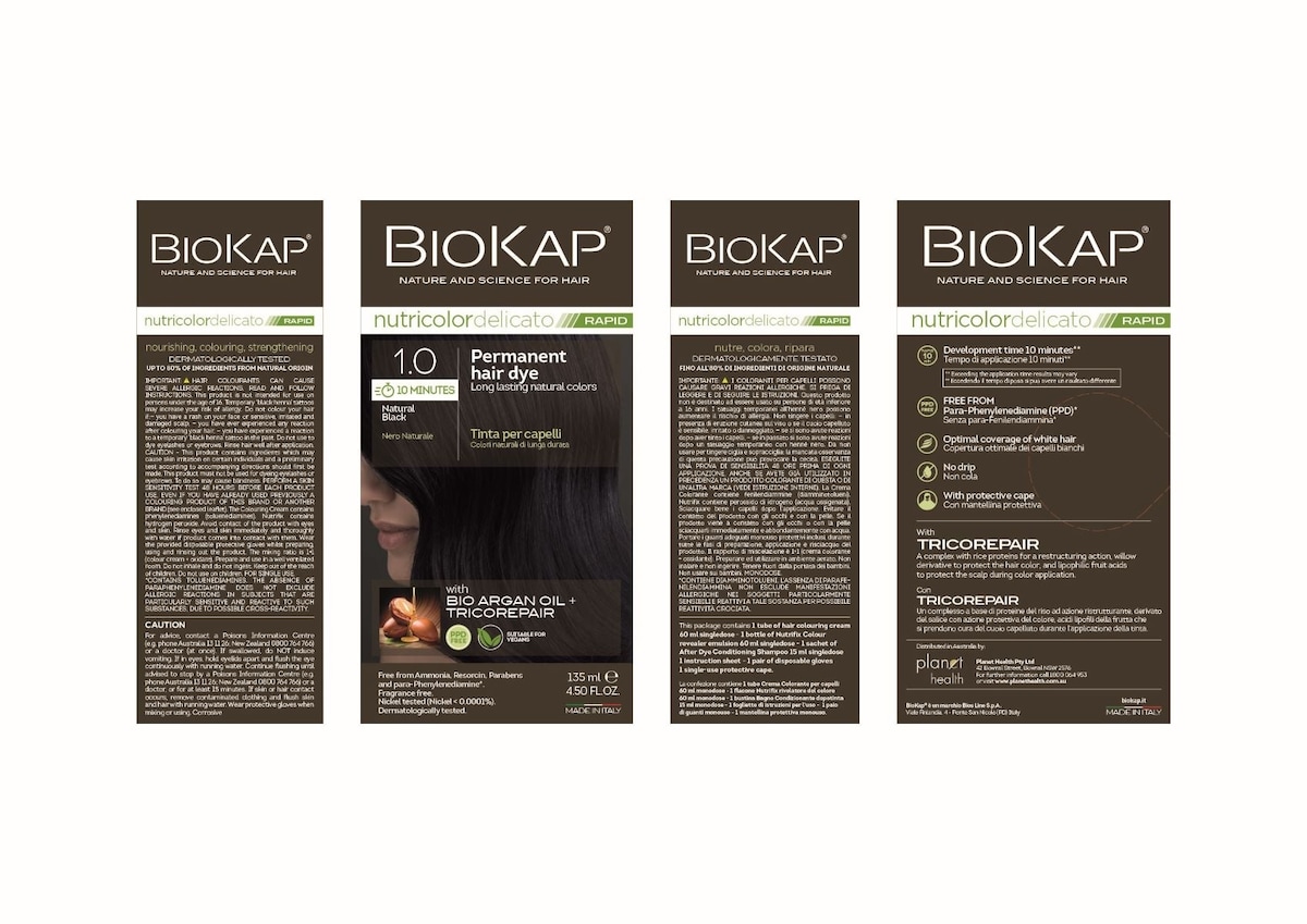 Biokap Rapid 1.0 Natural Black 135ml