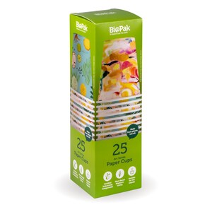 Biopak Paper Biocups 25 Pack