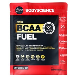 BSc Body Science Essential Amino BCAA Fuel Super Berry 270g