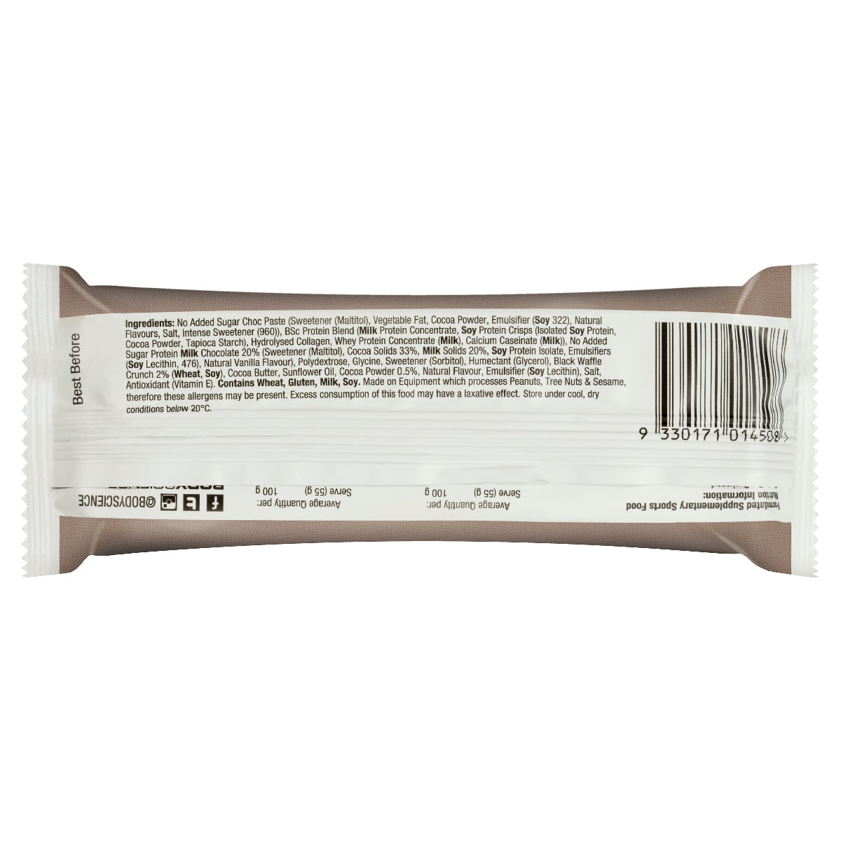 BSc Body Science High Protein Low Carb Mousse Bar Chocoholic 12 x 55g