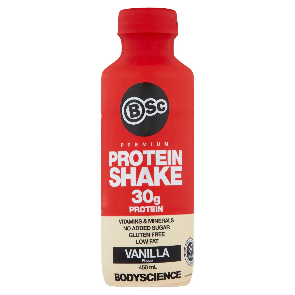 Bsc Body Science Rtd Premium Protein Shake Vanilla 6 X 450Ml