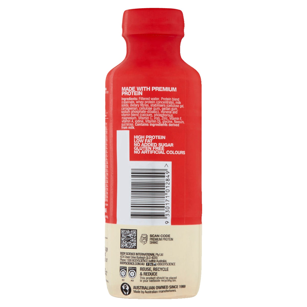 Bsc Body Science Rtd Premium Protein Shake Vanilla 6 X 450Ml