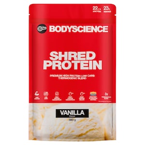 BSc Body Science Shred Protein Powder Vanilla 800g