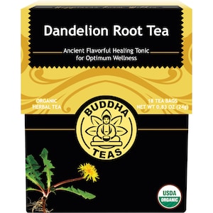 Buddha Teas Organic Herbal Dandelion Root Tea 18 Pack