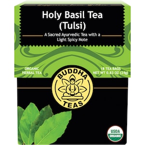Buddha Teas Organic Herbal Holy Basil Tea (Tulsi) 18 Pack