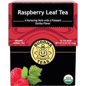 Buddha Teas Organic Herbal Raspberry Leaf Tea 18 Pack