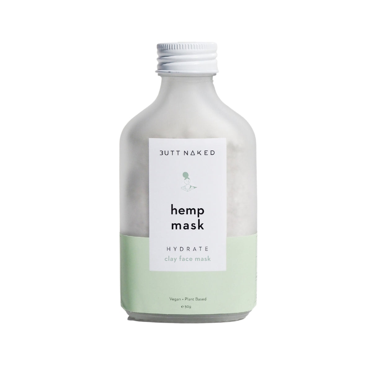 Butt Naked Body Hemp Clay Face Mask 50g