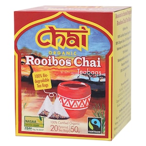 Chai Organic Rooibos Chai Tea Bags 20 Pack