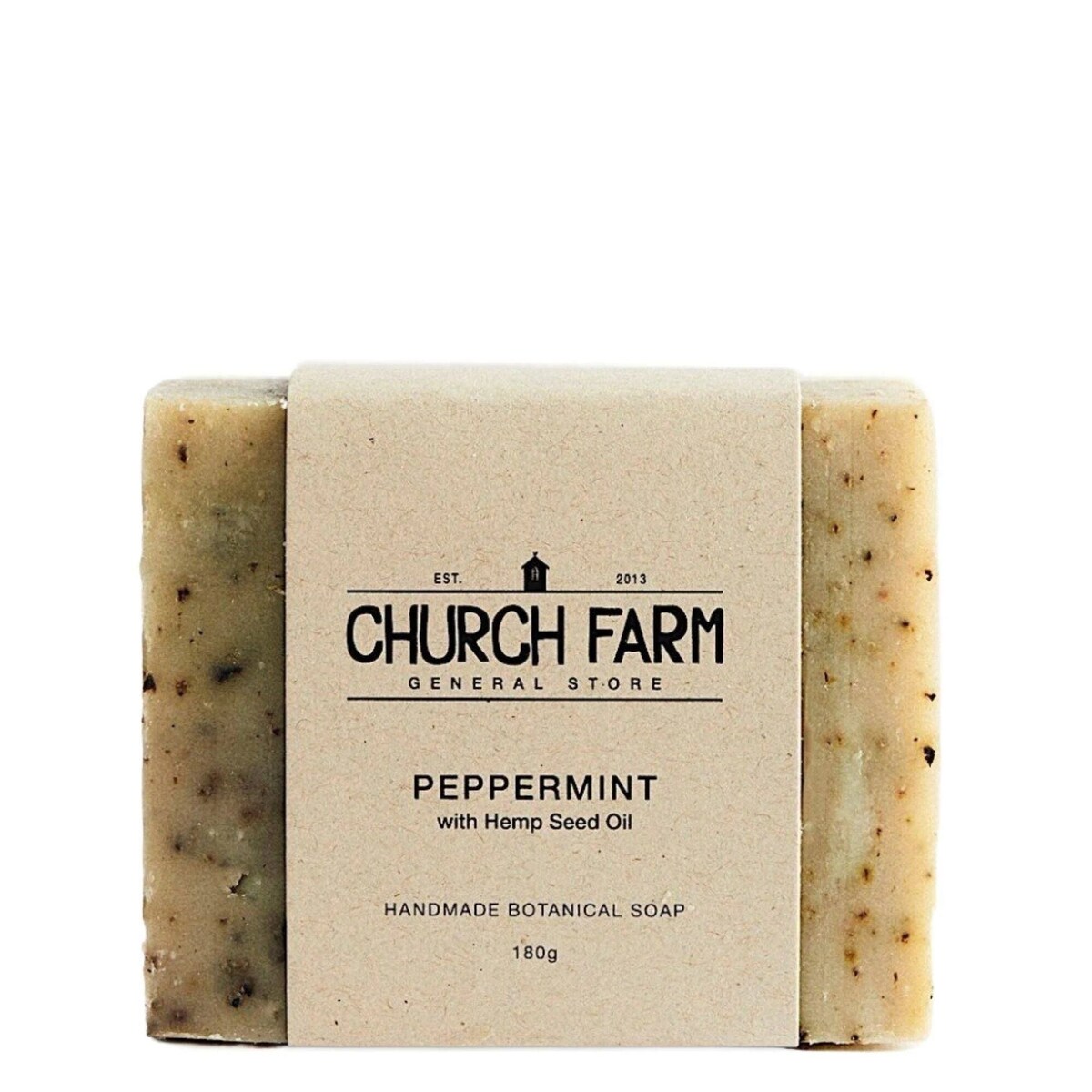 Church Farm Peppermint & Hemp Oil Soap 180g